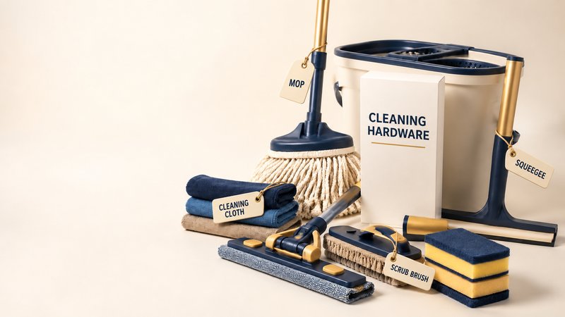 Cleaning hardware assortment